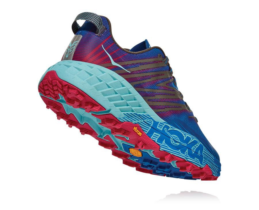 Hoka One One トレイルシューズ レディース 青 - スピードゴート4 - EJ6281730